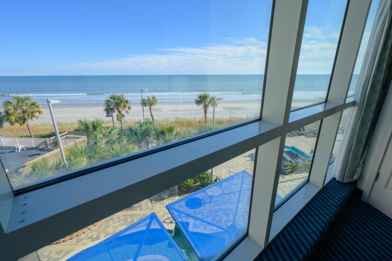 New Ocean Front Corner Unit Aparthotel Myrtle Beach Exterior photo